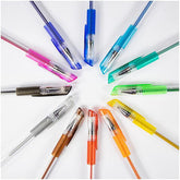 Set 12 pixuri cu gel si sclipici, Galt, 1004846
